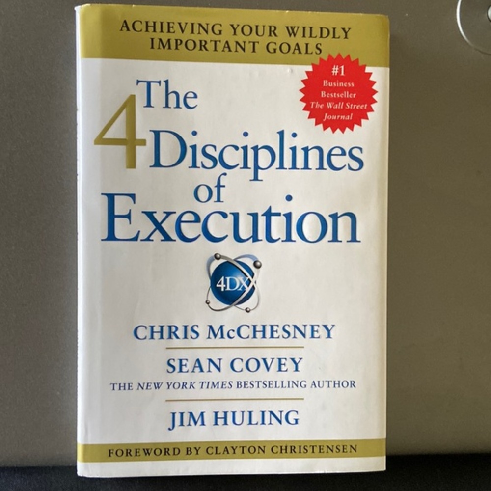 The 4 Disciplines of Execution Book